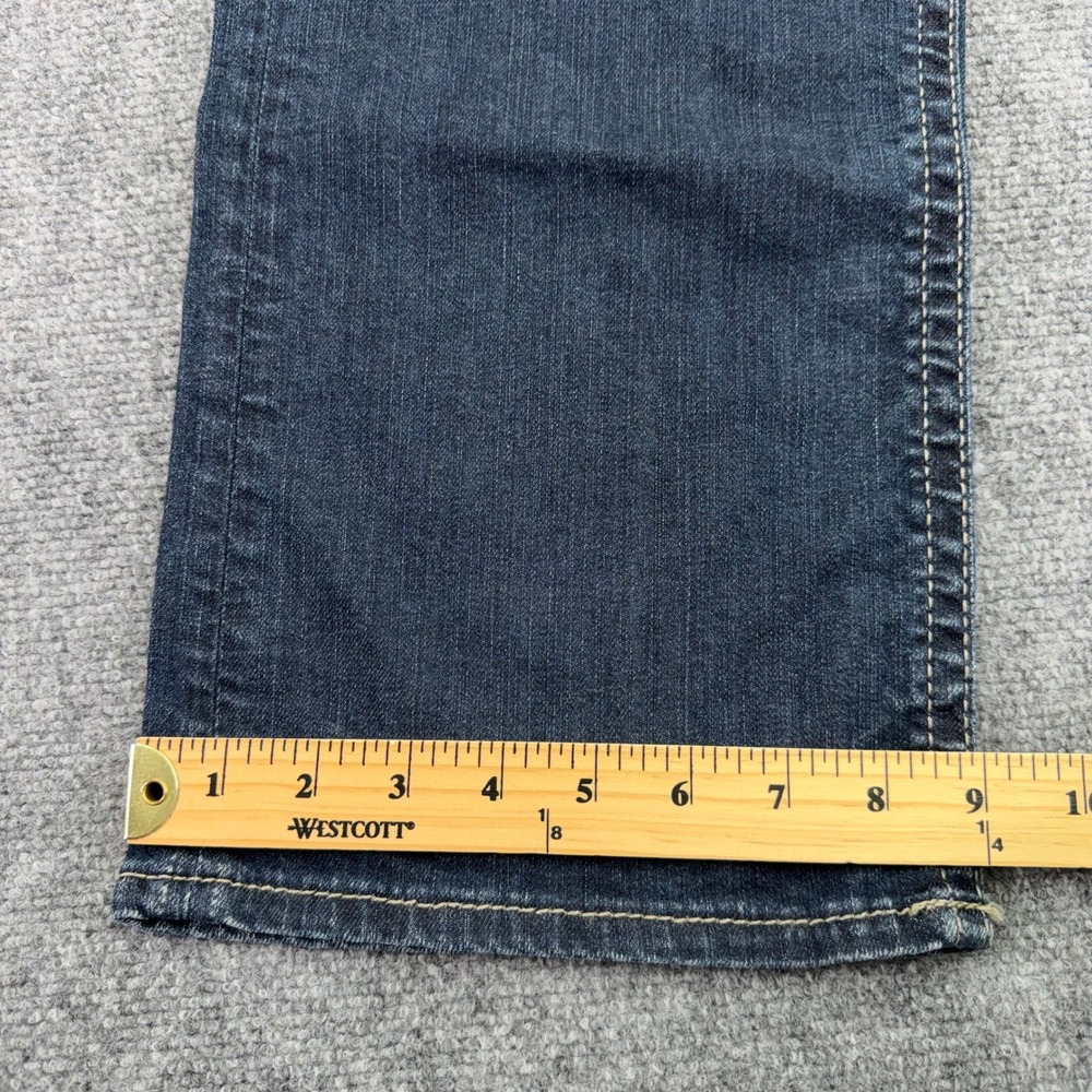 Silver Jeans Mens 33x32 (Fits 34x31) Dark Wash Zac Relaxed Straight Denim - Picture 9 of 15